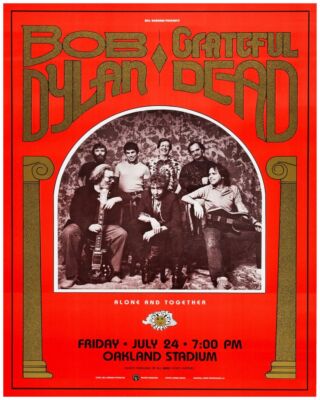 Bob Dylan & Grateful Dead 1987 Tour Poster - Live #74 | eBay