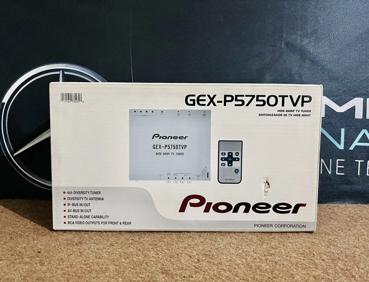 NEW PIONEER GEX-P5750TVP Hide-Away TV Tuner Sintonizador De Tv