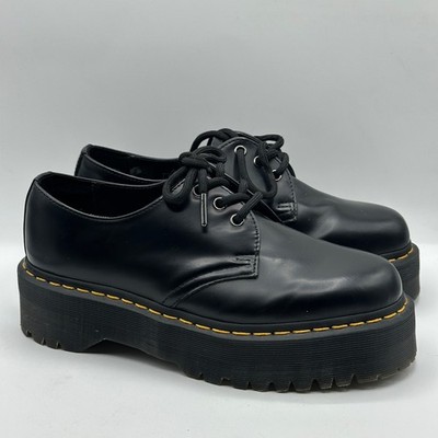 DR. MARTENS 1461 Quad Smooth Leather Platform Oxford Sz 9 $170 | eBay