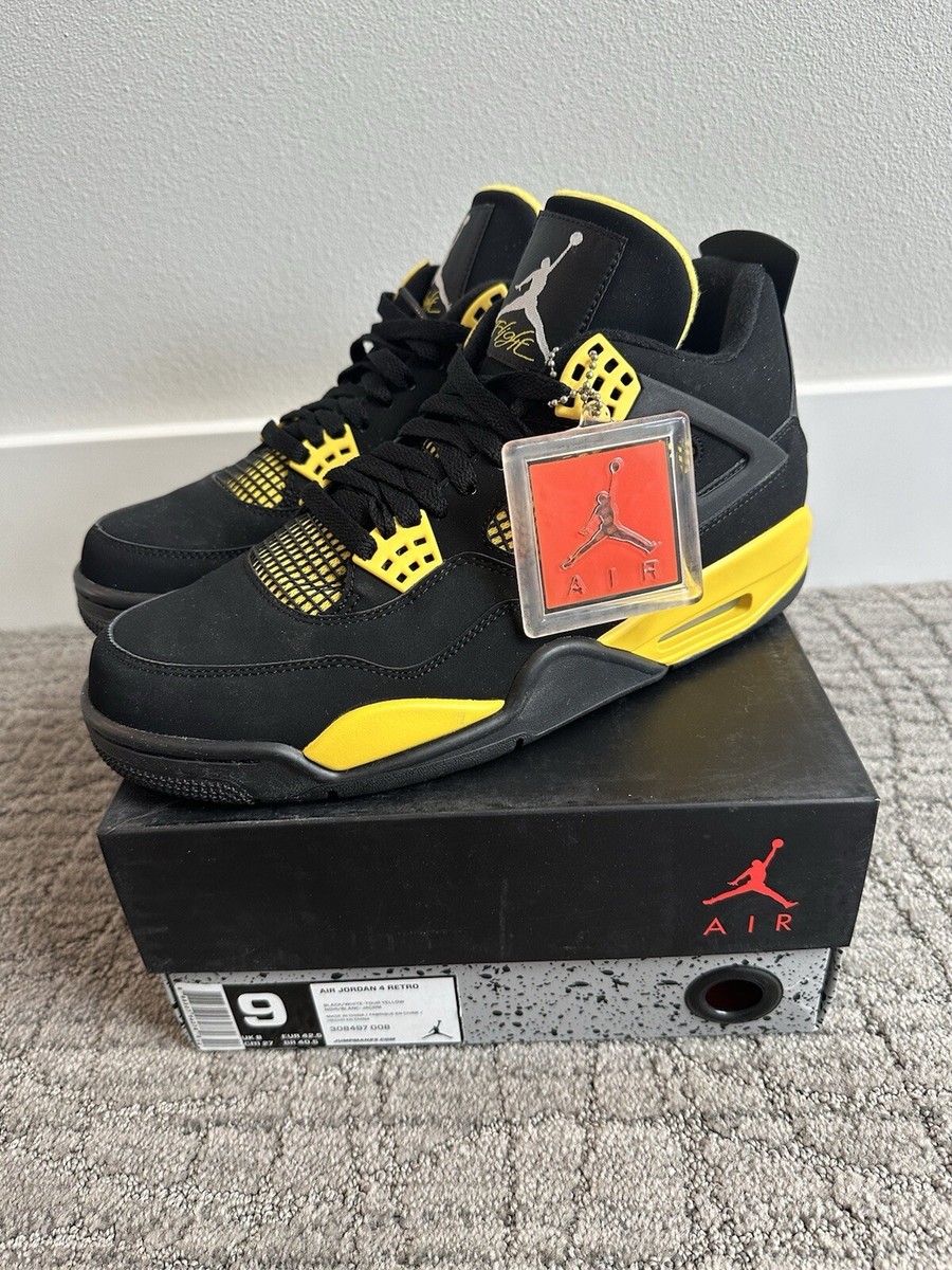 Size 9 - Jordan 4 Retro Low Thunder for sale online | eBay