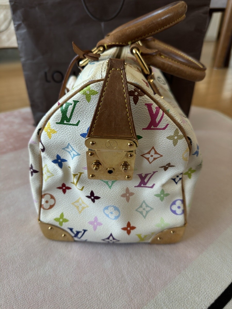 Louis Vuitton Takashi Murakami 2003 Speedy 30 handbag White