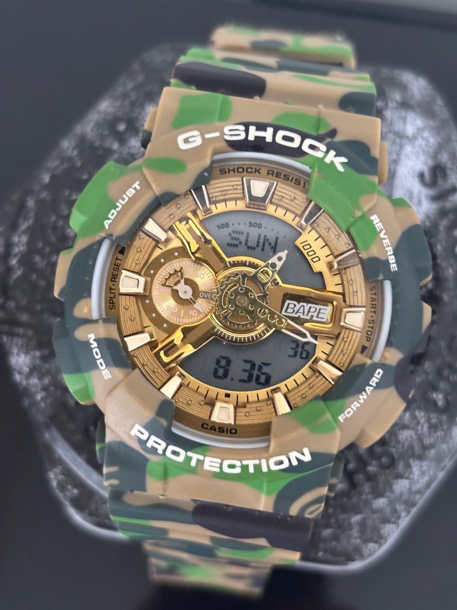new BAPE / Bathing Ape x G-Shock digital watch | eBay