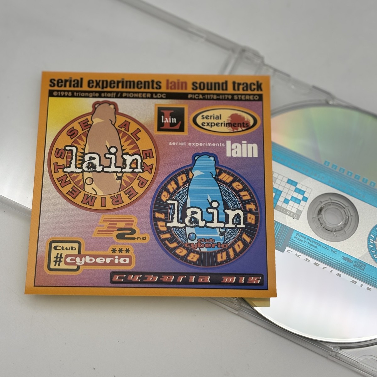 Serial Experiments Lain Cyberia Mix Sound Track CD Japan Import