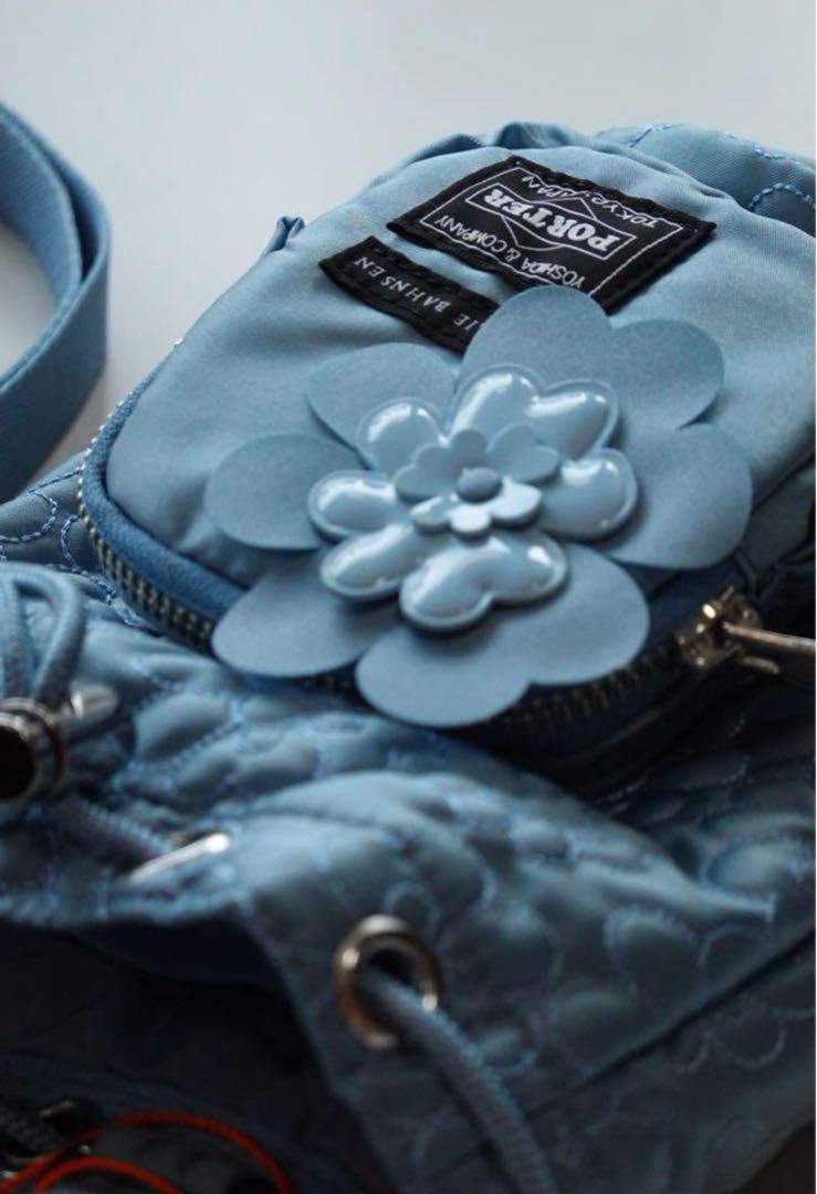 CECILIE BAHNSEN x PORTER Bonsac Mini Bag 2Way Bag Gracian Blue