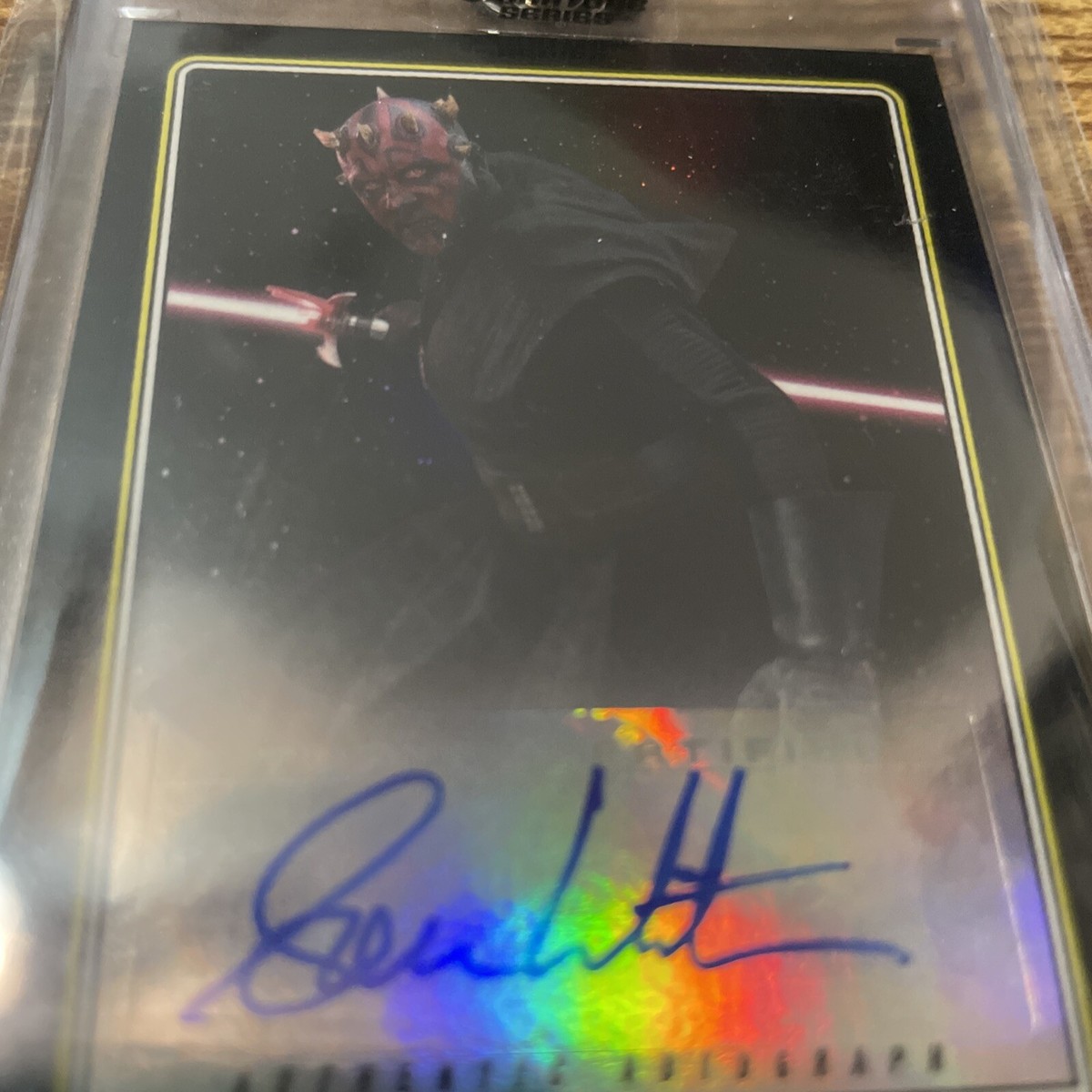 2022 Topps Star Wars Signatures Series Sam Witwer “MAUL” Autograph