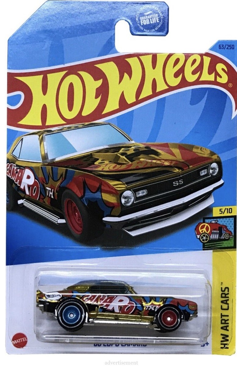 68 Copo Camaro Super Treasure Hunt AND basic stock Hot Wheels