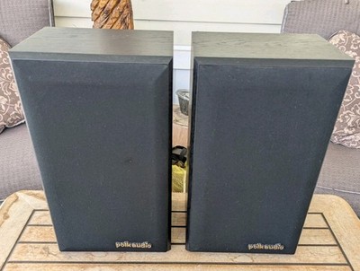 Polk Monitor Series 4 Bookshelf Speakers HiFi Stereo Vintage Home