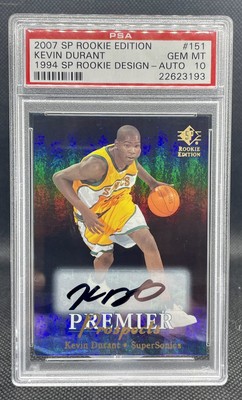 その他 PSA10 Kevin Durant Rookie 2008 SP Authen その他 PSA10 Kevin
