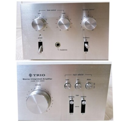 KENWOOD TRIO KA-3300 Stereo Premain Amplifier Working Confirmed
