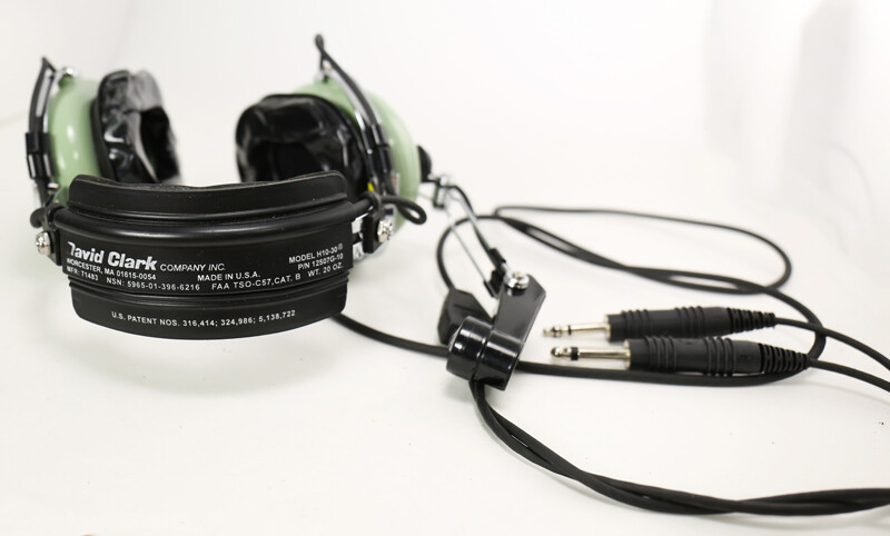 David Clark H10-30 Dual Plug Aviation Headset Lot Of 2 | 12507G10