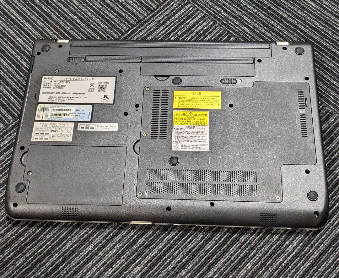 NEC lavie LS150/H SSD 512GB Memory: 4GB H core i5 -3210M CPU
