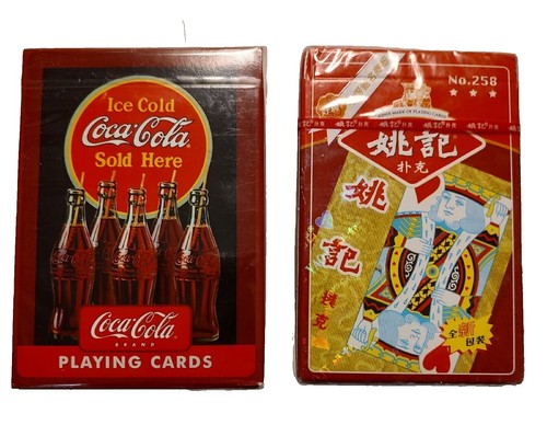 1993 Limited Edition Coca-Cola Nostalgia Playing Cards 2 decks