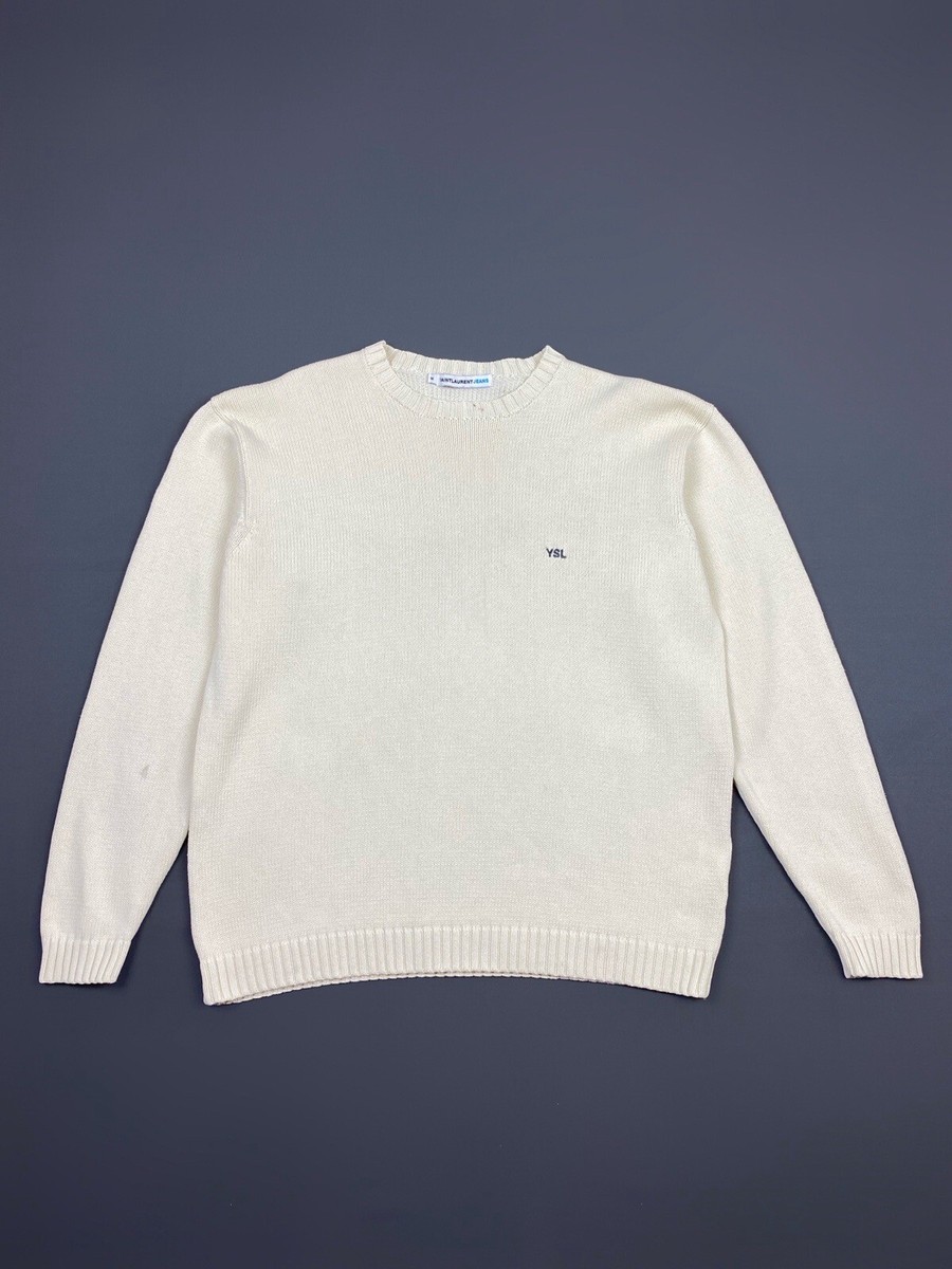 1990's Vintage Saint Laurent Jeans YSL Oversize Sweater | eBay