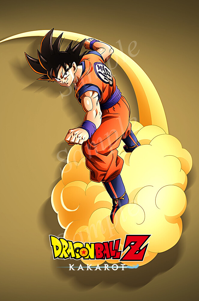 Dragon Ball Z Kakarate PS4 XBOX ONE Switch Premium POSTER MADE IN