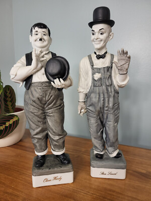 Laurel and Hardy collectable figurines Great Entertainer Series