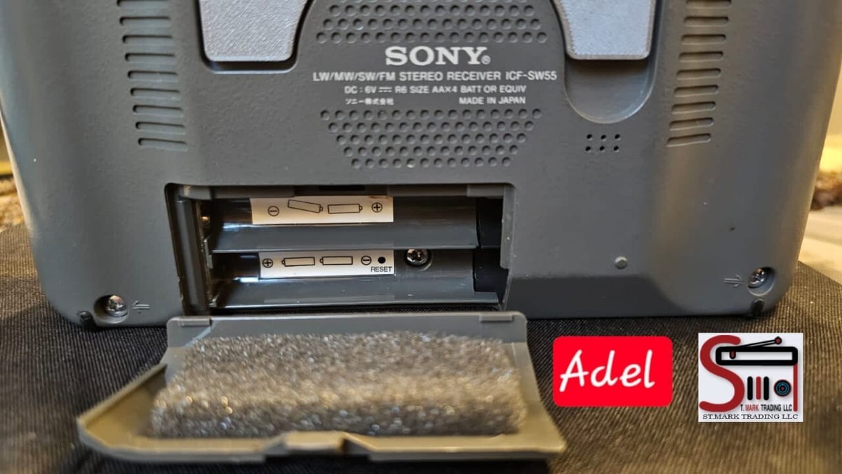 Sony ICF-SW55 Radio Recapped & Upgraded By Adel USA In The