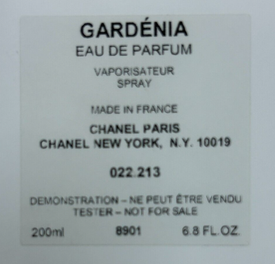 Chanel GARDENIA Unisex 200 ML, 6.8 fl.oz, As Pictured, EDP, Batch