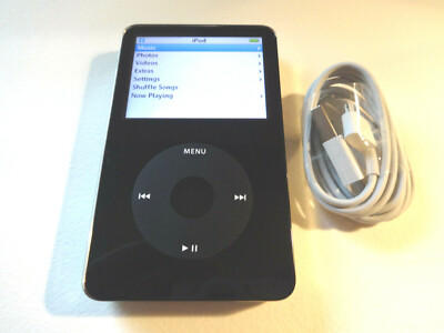 APPLE iPOD CLASSIC 5.5 GEN. BLACK 80GBWOLFSON CHIPNEW