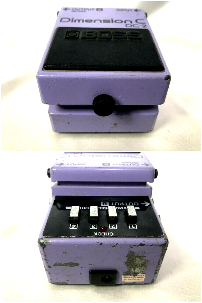 Boss DC-2 Dimension C 1986 Vintage Chorus Effects Pedal Made in