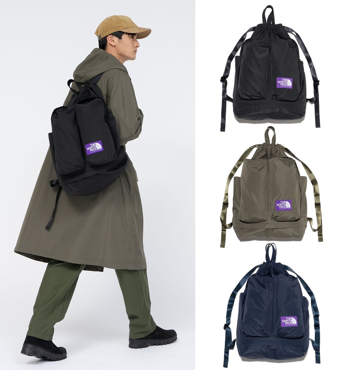 The North Face Purple Label Mountain Wind Backpack N24FO055 K / OL