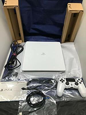 Sony PlayStation 4 Slim 500GB Glacier White Console w/Box Home