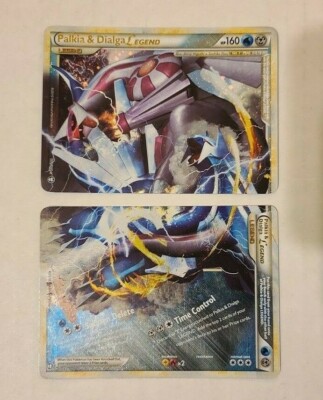 ULTRA RARE Palkia & Dialga Legend Set 101/102 Pokemon Holo HGSS