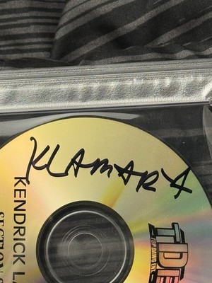 Kendrick Lamar Signed Autographed Section 80 Cd Psa/Dna Slabbed