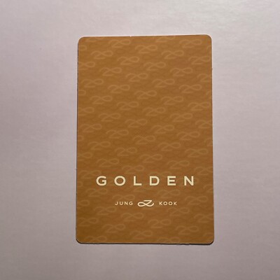 JUNGKOOK Official GOLDEN Barnes & Noble EXCLUSIVE Photocard PC BTS