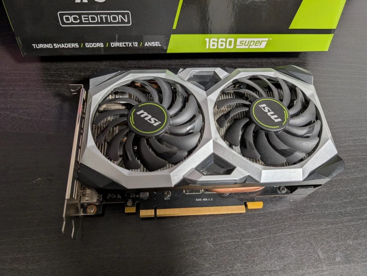 MSI NVIDIA GeForce GTX 1660 NVIDIA Computer Graphics Cards for