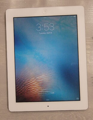Apple iPad 3rd Gen. 64GB, Wi-Fi + Cellular (AT&T), 9.7in White