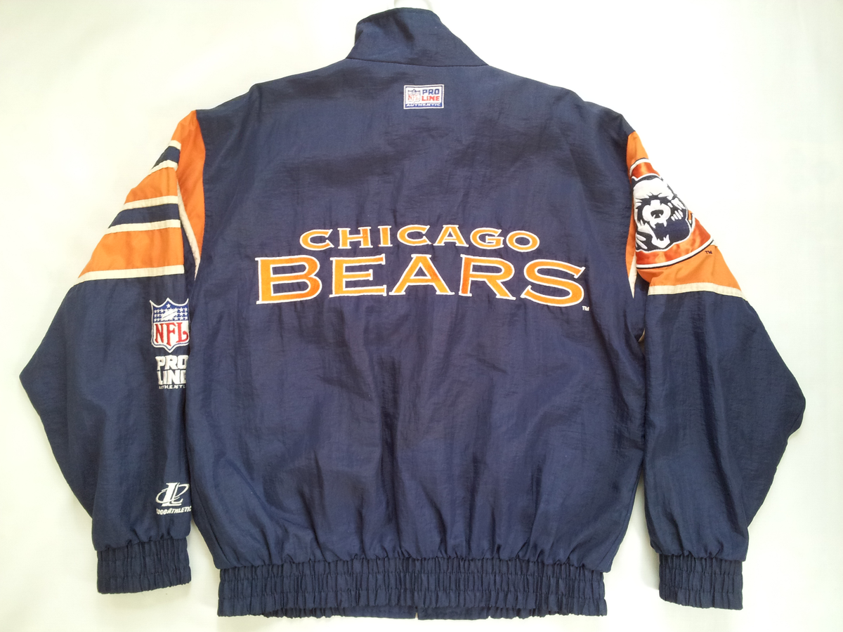 VINTAGE LOGO ATHLETIC PRO LINE AUTHENTIC CHICAGO BEARS WINDBREAKER