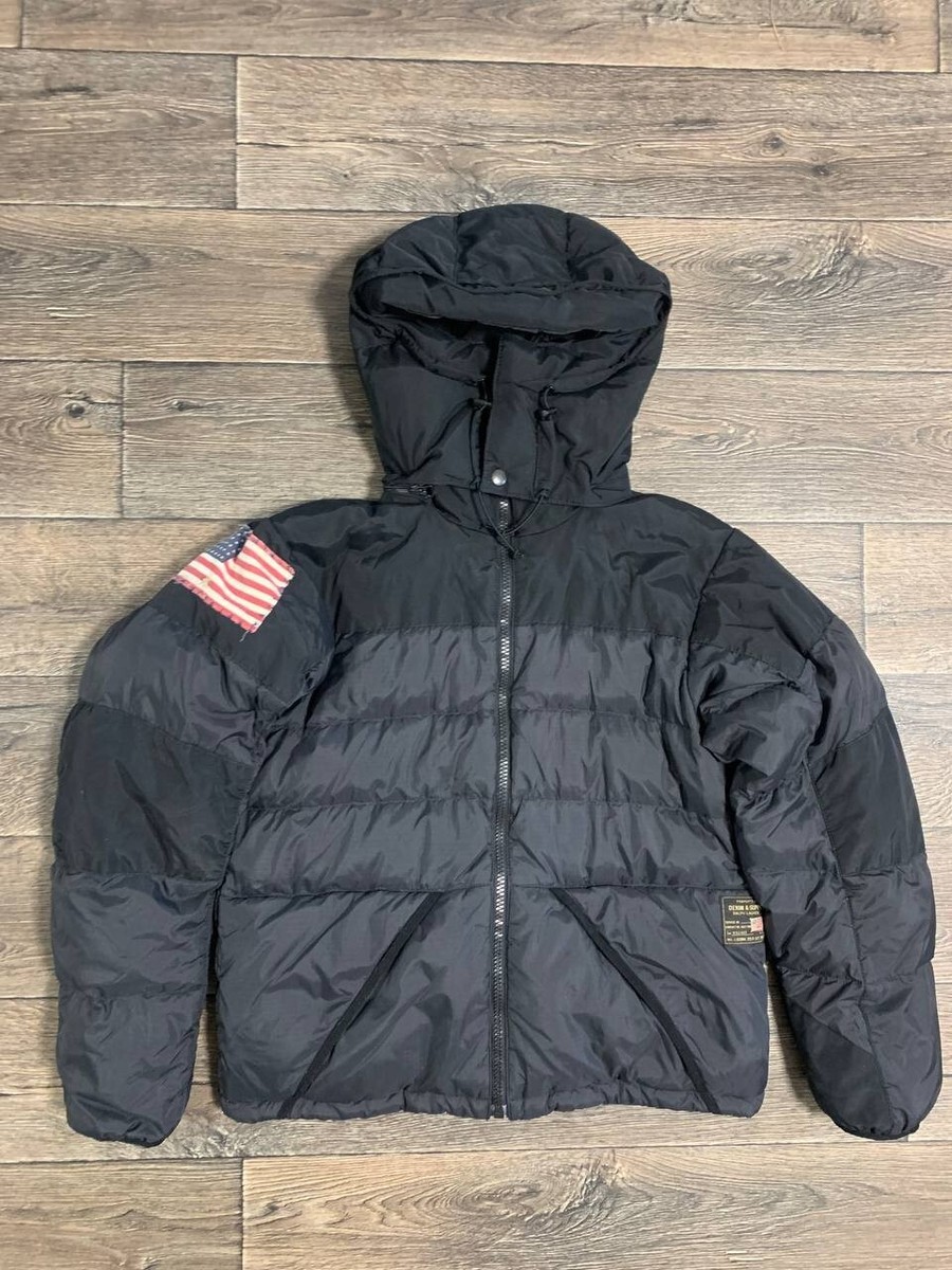 denim supply ralph lauren down puffer jacket men size L | eBay