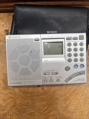 SONY ICF-SW7600GR PLL Synthesized Receiver FM-Stereo/SW/MW/LW