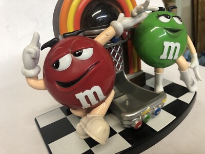 M&M's Candy Dispenser Jukebox Rock 'N Roll Cafe - Vintage