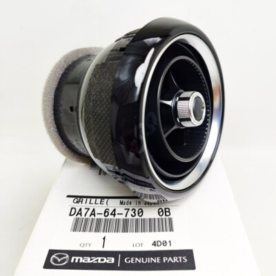 Genuine A/C Cabin Vent Trim Black Fit for Mazda 2 14-21 CX-3 15-22