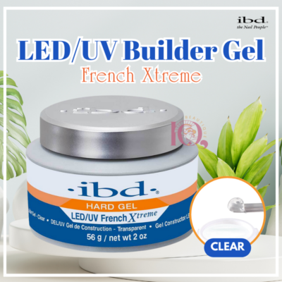 IBD Builder Gel French Xtreme 0.5 oz LED/UV NEW - Hard Gel Clear