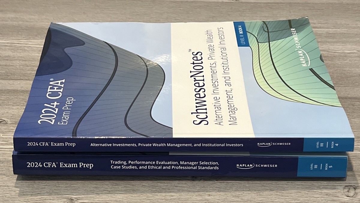 2024 CFA Level 3 Schwester notes and factsheet BOOK 4 & 5 - FREE