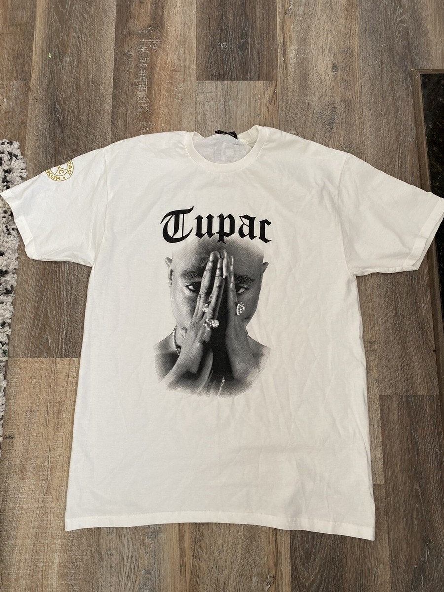 Tupac 2Pac Shakur x Cross Colours Colors Rap T-Shirt New Vintage