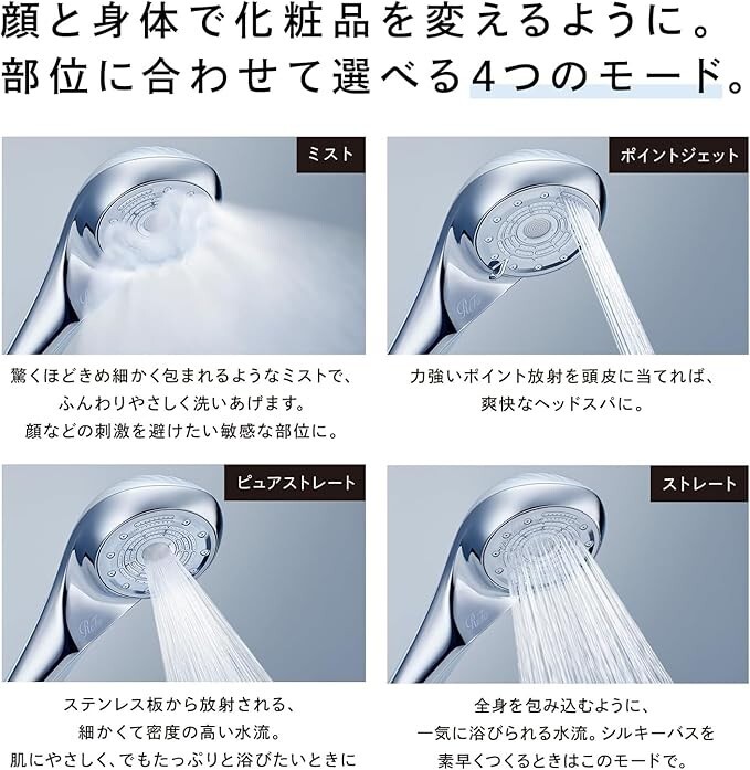 ReFa FINE BUBBLE PURE MTG Shower Head Micro Nano Bubble (with