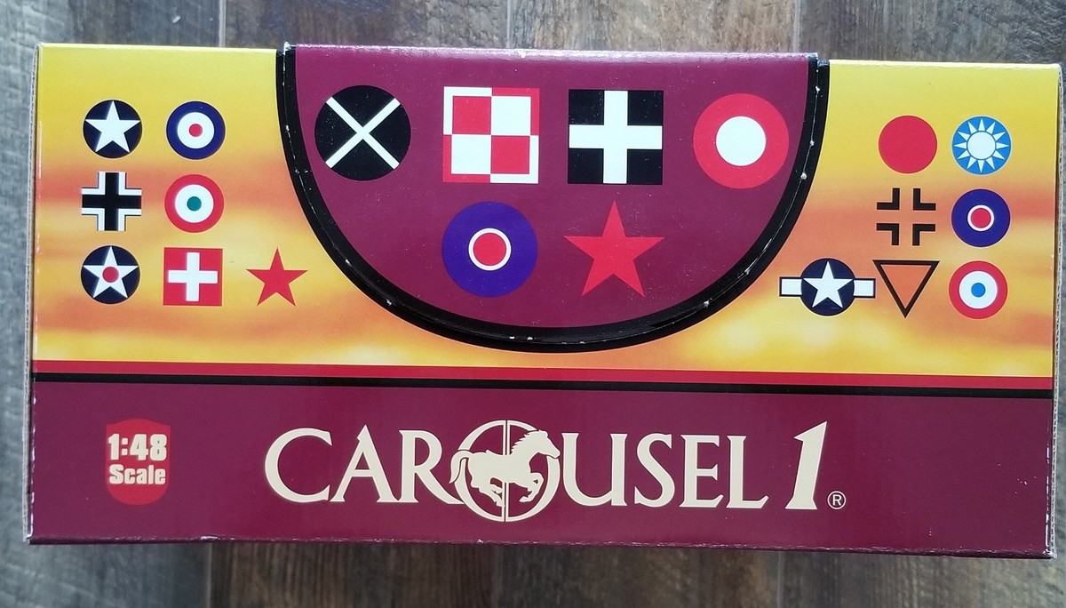 NEW CAROUSEL 1 1:48 scale DIECAST USAAF P-40B 2ND LT GEORGE WELCH