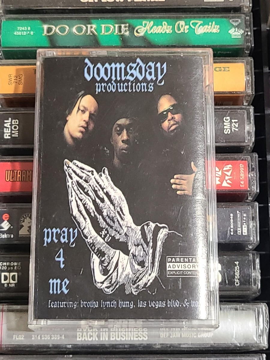 Doomsday Productions - Pray 4 Me Cassette Brotha Lynch Rare HTF