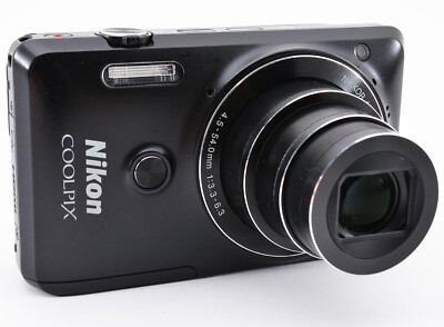 Nikon Coolpix S6900 16.2MP Camera W. 12x Zoom Lens Black | eBay