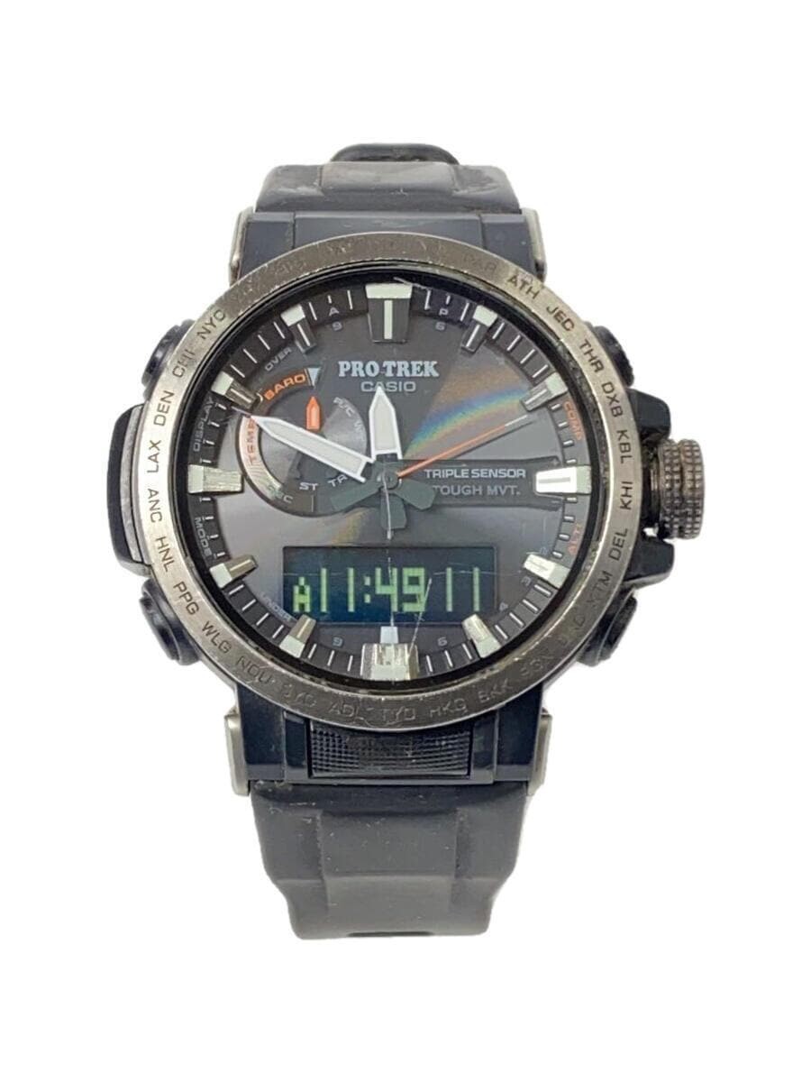CASIO PRO TREK PRW-60Y-1AJF Solar Radio Analog Digital Men's Watch