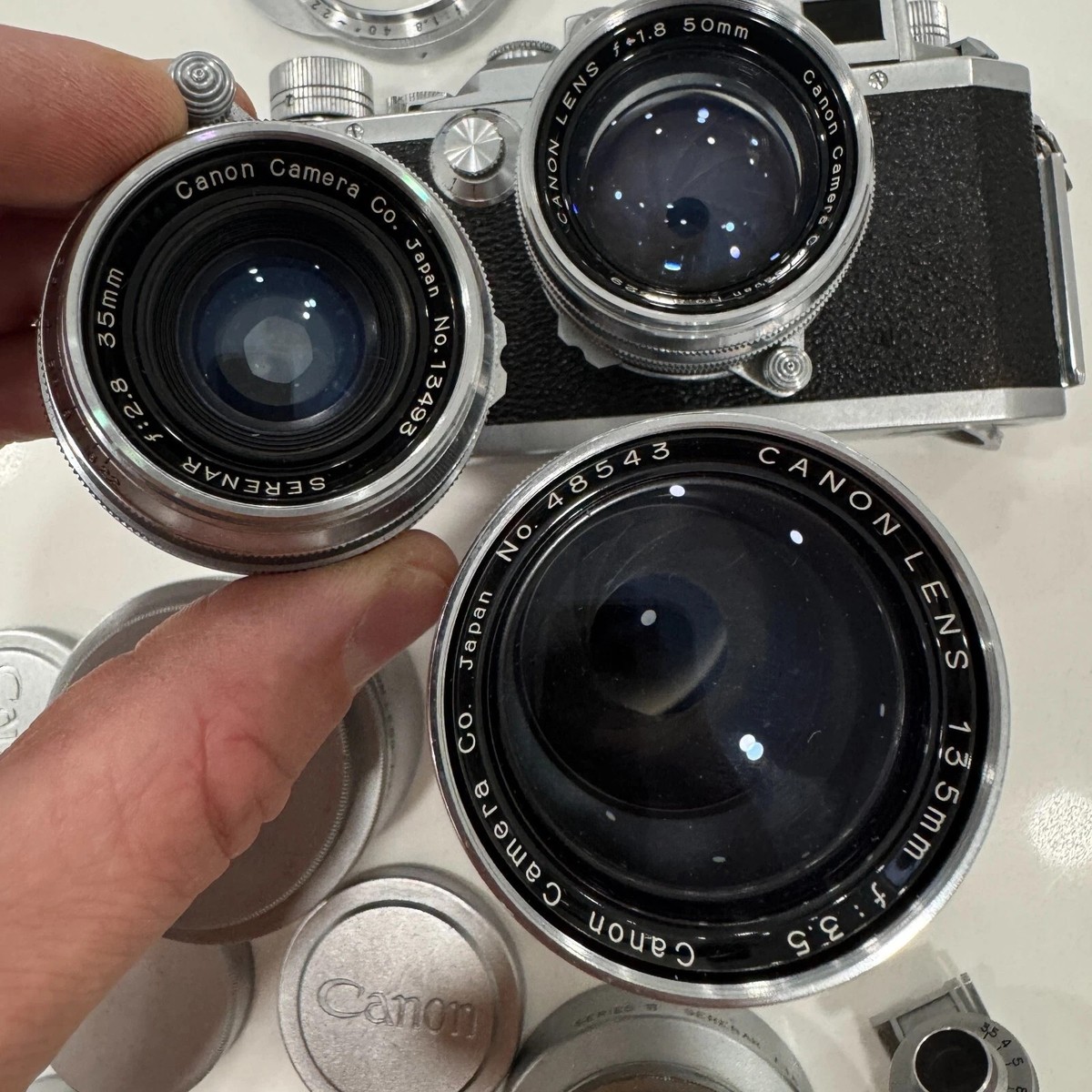 Canon IV Sb IVSB Rangefinder Camera 35mm Film 50mm F1.5 Lens VGC