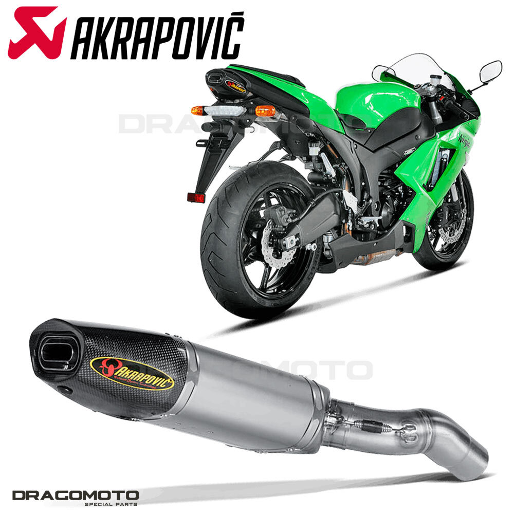 KAWASAKI ZX-6R 636 2007-2008 Exhaust AKRAPOVIC Titanium S-K6SO5