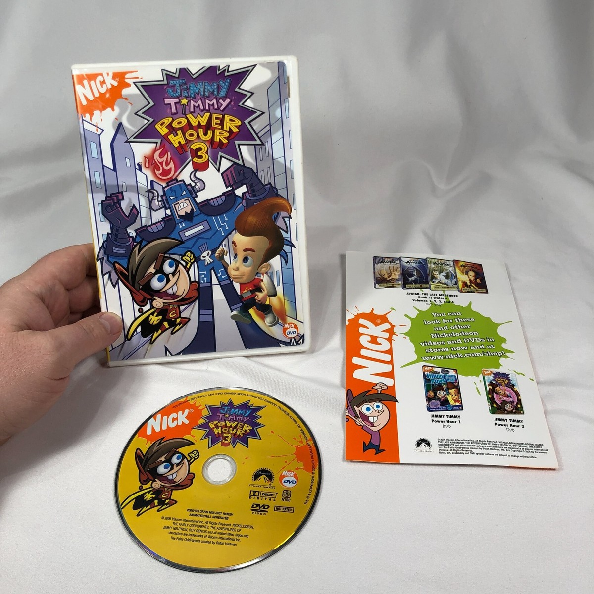 The Jimmy Timmy Power Hour 3 DVD Jimmy Neutron Fairly OddParents