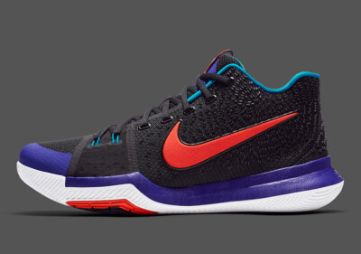 Nike Kyrie 3 III Kyrache Light Black Team Orange Concord 852395