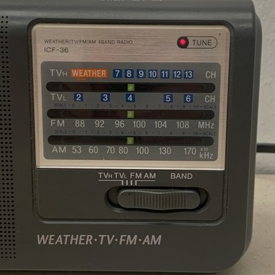 Sony ICF-P36 AM/FM Radio - Black for sale online | eBay