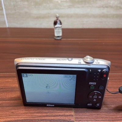 Nikon COOLPIX S3600 20.1MP Digital Camera - Silver for sale online