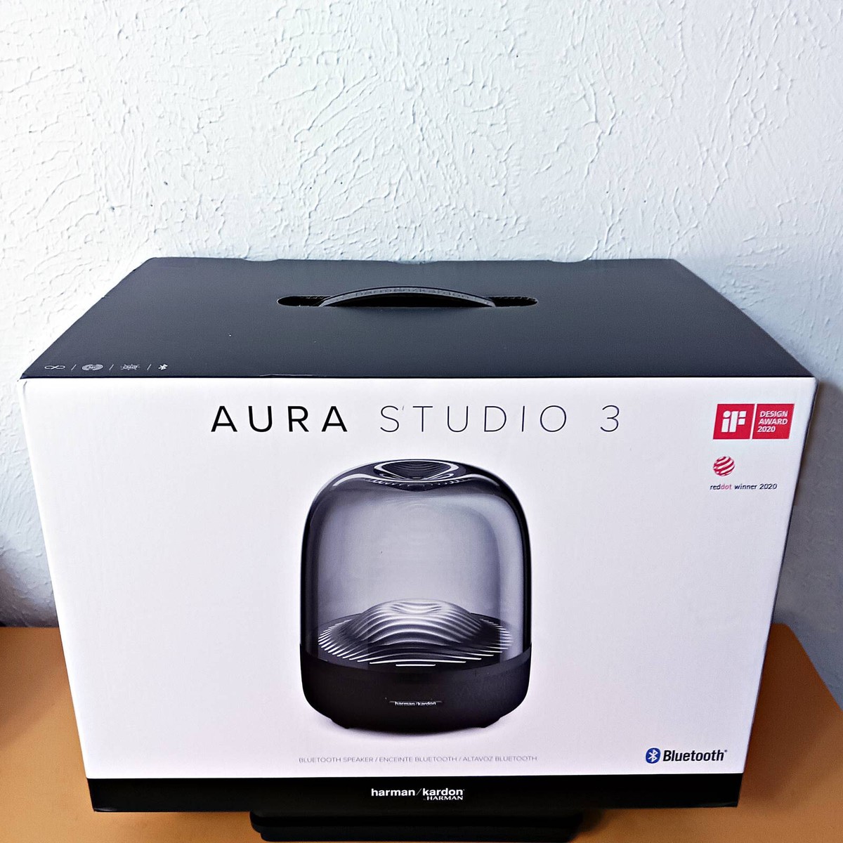 Harman Kardon Aura Studio 3 Bluetooth Speaker - Black for sale